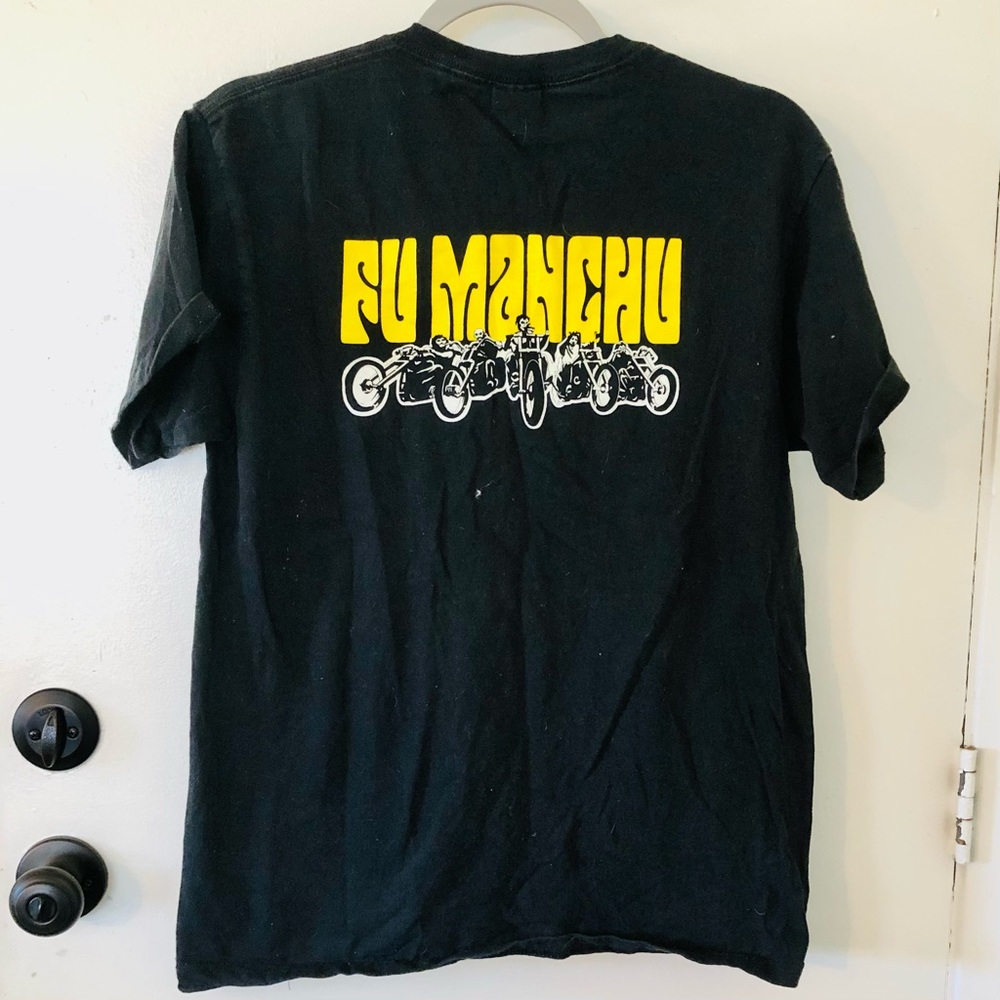 Fu Manchu Vintage T-Shirt Tour Concert Stoner Rock Band M Biker Gang Logo Tee